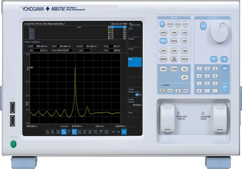 AQ6375E Uzun Dalga Boyu Optik Spektrum Analizörü 1200 ila 2400 nm ve 1000 ila 2500 nm