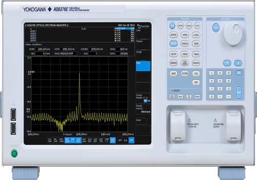 AQ6376E Üç Mikron Optik Spektrum Analizörü 1500 - 3400 nm